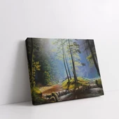Işığın Ormanı Kanvas Tablo thumbnail 2