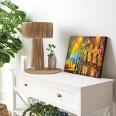 Yağmur Altında Kanvas Tablo thumbnail 3