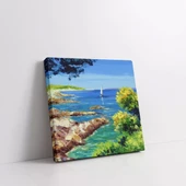 Ege Kıyıları Kanvas Tablo thumbnail 2