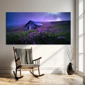 Mor Alacakaranlık Kanvas Tablo thumbnail 1