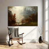 Göl Kenarı Sessizliği Kanvas Tablo thumbnail 1