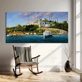 Kıyıdaki Yalı Kanvas Tablo thumbnail 1