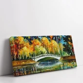Renkli Orman Yansıması Kanvas Tablo thumbnail 2