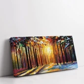 Sonbahar Ormanı Kanvas Tablo thumbnail 2
