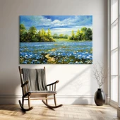 Göletin Sakinliği Kanvas Tablo thumbnail 1