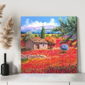 Akdeniz Bahçesi Kanvas Tablo thumbnail 3