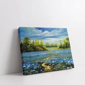 Göletin Sakinliği Kanvas Tablo thumbnail 2