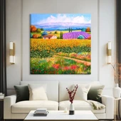 Toskana'nın Renkleri Kanvas Tablo thumbnail 1
