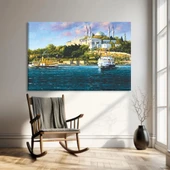 Sahil Kasabası Kanvas Tablo thumbnail 1