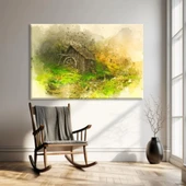 Terkedilmiş Kulübe Kanvas Tablo thumbnail 1