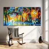 Renkli Park Yolu Kanvas Tablo thumbnail 1