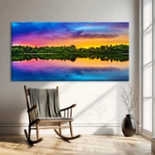 Pastel Günbatımı Kanvas Tablo thumbnail 1
