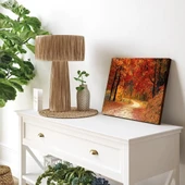 Sonbaharın Altın Yolu Kanvas Tablo thumbnail 3