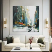 Soğuk Nehir Kanvas Tablo thumbnail 1