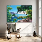 Tropikal Sahil Kanvas Tablo thumbnail 1