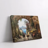 Eski Şehrin Kalbi Kanvas Tablo thumbnail 2