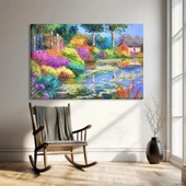 Bahçe Çiçekleri Kanvas Tablo thumbnail 1