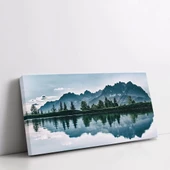 Dağ Yansımaları Kanvas Tablo thumbnail 2