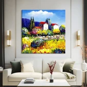 Akdeniz Çiçekleri Kanvas Tablo thumbnail 1