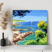 Ege Kıyıları Kanvas Tablo thumbnail 3
