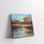 Alacakaranlık Dağları Kanvas Tablo thumbnail 2