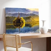 Yalnız Ada Kanvas Tablo thumbnail 3