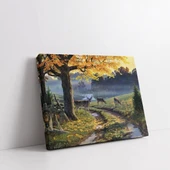 Sonbahar Yolculuğu Kanvas Tablo thumbnail 2