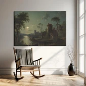 Gecenin Gizemi Kanvas Tablo thumbnail 1