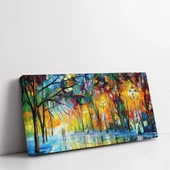 Renkli Park Yolu Kanvas Tablo thumbnail 2