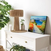 Akdeniz Kıyısı Kanvas Tablo thumbnail 3