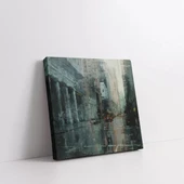 Şehir Yağmuru Kanvas Tablo thumbnail 2