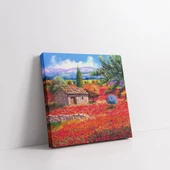 Akdeniz Bahçesi Kanvas Tablo thumbnail 2