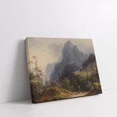 Dağ Eteklerinde Kanvas Tablo thumbnail 2