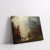 Göl Kenarı Sessizliği Kanvas Tablo thumbnail 2