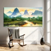 Uzak Dağlar Kanvas Tablo thumbnail 1