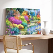Ormanın Renk Paleti Kanvas Tablo thumbnail 3