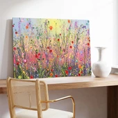 Çiçek Tarlası Kanvas Tablo thumbnail 3