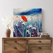 Karanfil Bahçesi Kanvas Tablo thumbnail 3