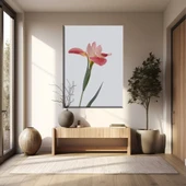 Pembe Lale Buketi Kanvas Tablo thumbnail 1