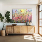 Çiçek Tarlası Kanvas Tablo thumbnail 1