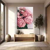 Pembe Güller Kanvas Tablo thumbnail 1