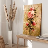 Pembe Güller Kanvas Tablo thumbnail 3