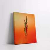 Gün Batımındaki Çiçek Kanvas Tablo thumbnail 2