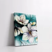 İnci Çiçekleri Kanvas Tablo thumbnail 2
