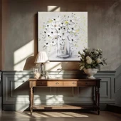 Vazodaki Papatyalar Kanvas Tablo thumbnail 1