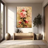 Gülün Mor Rengi Kanvas Tablo thumbnail 1