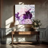 Lila Bahçesi Kanvas Tablo thumbnail 1