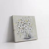 Vazodaki Papatyalar Kanvas Tablo thumbnail 2