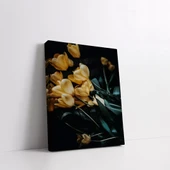Soyut Sarı Laleler Kanvas Tablo thumbnail 2