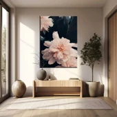 Pembe Çiçek Kanvas Tablo thumbnail 1